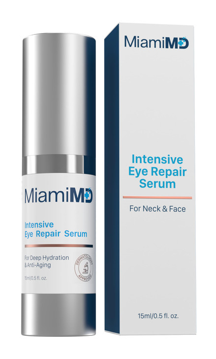 MiamiMD Eye Serum 15ml Under Eye Treatment for Dark Circles Crows Feet Serum for All Skin Type AntiAging Cream Reduces P