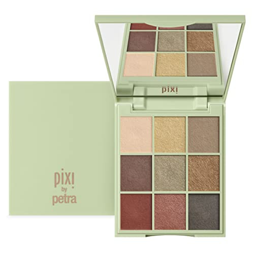 Pixi Beauty Eye Effects Hazelnut Haze Eyeshadow 9 Shade Compact Palette Easy to Apply High Pigment Colour ParabenFree 11