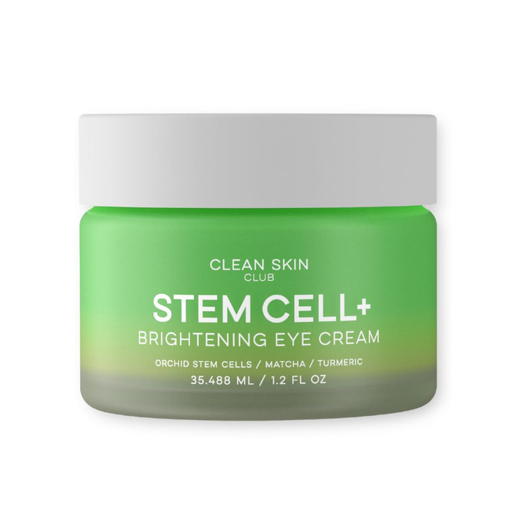 CLEAN SKIN CLUB Brightening Stem Cell Eye Cream Reduces Dark Circles Puffiness Fragrance Free 12 fl oz Pack of 1