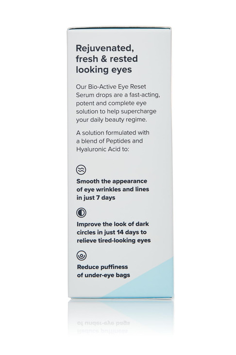 BOOST LAB BioActive Eye Reset Serum for Women Men Fights Dark Circles Wrinkles Lines Puffy Eye Bags ReEnergize Skin Revi