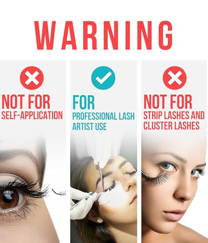 STACY LASH Sensitive Eyelash Extension Glue 017floz5ml 56 Sec Drying timeRetention 45 WeeksBlack AdhesiveProfessional Su