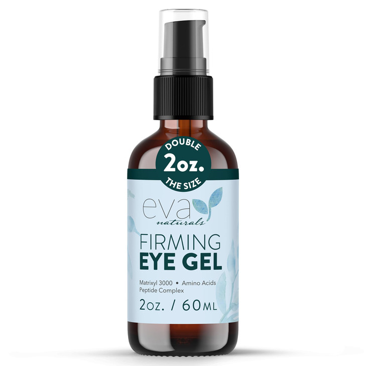 Eye Gel for Dark Circles Bags Puffiness AntiAging Serum with Peptides Hyaluronic Acid Botanicals Firming Under Eye Treat
