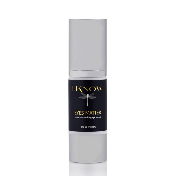 IKNOW EYES MATTER Instant Smoothing Eye Serum Rapid Wrinkle Reducer Rejuvenating Brightening Treatment for Fine Lines Pu