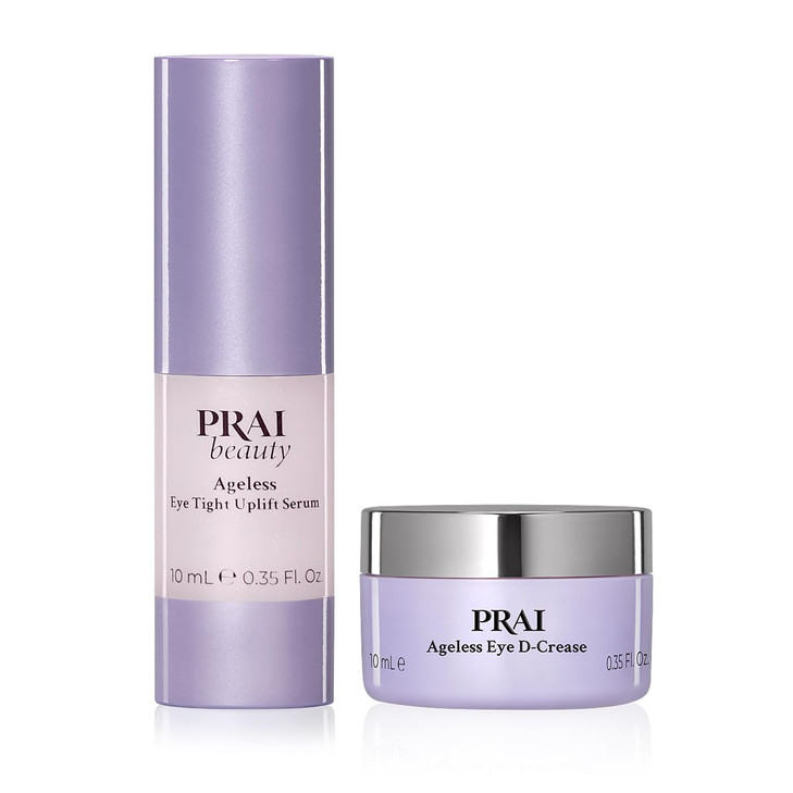 PRAI Beauty Ageless Hydrating amd AmtiAging Ageless Eye DCrease and Ageless Eye Tight Uplift Serum