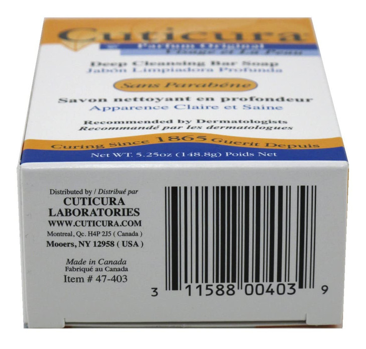 Cuticura Original Medicated Soap Bath Size 5.25 Ounce online at globaldelivered