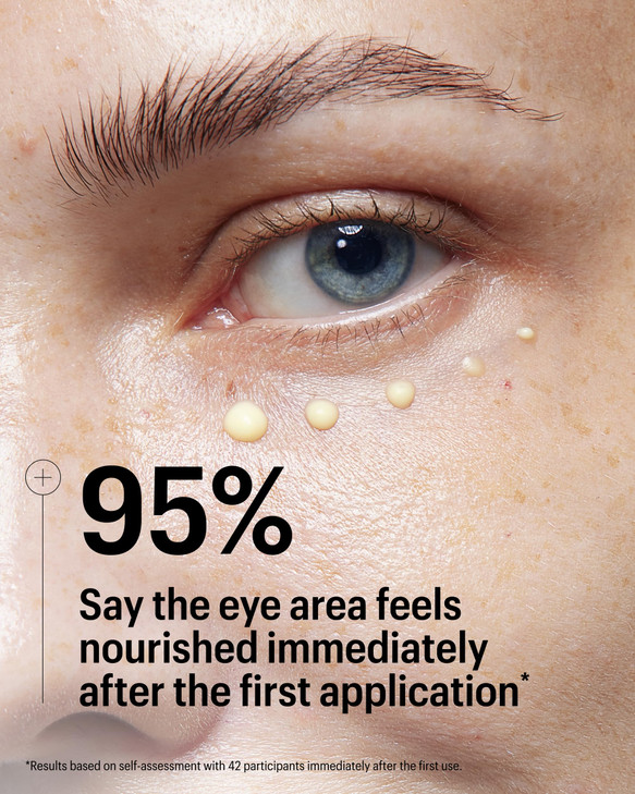 Allies of Skin Peptides Firming Eye Cream Under Eye Moisturizer for Dark Circles Puffiness Bakuchiol Ceramides and Vitam