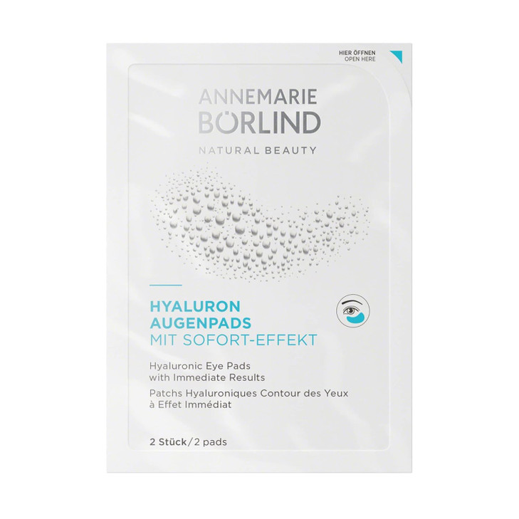 ANNEMARIE BRLIND Hyaluronic Acid Under Eye Mask Vegan Eye Patches for Puffy Eyes with Tremella and Konjac Root Remove Un