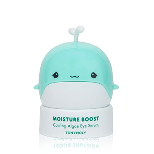 TONYMOLY Moisture Boost Cooling Algae Eye Serum Hydrating Soothing Korean Skincare with Algae Hyaluronic Acid Centella A