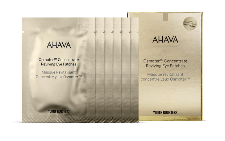 AHAVA Osmoter Concentrate Reviving Eye Patches Hydrogel patches for youthful rested eyes reduces wrinkles fatigue signs