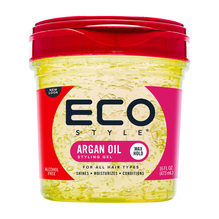 Eco Style Ecoco Gel - Argan Oil - 100% Pure Olive Oil - Promotes Healthy Hair - Nourishes And Repairs Hair - Long-Lasting Shine - 10/10 Maximum Hold online at globaldelivered