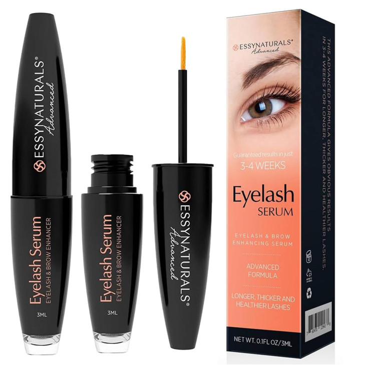 Essynaturals Eyelash Growth Serum Premium Eyelash Serum Lash Serum For Eyelash Growth Eyelash Serum To Grow Lash Irritat