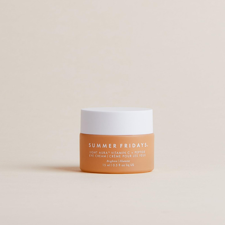 Summer Fridays Light Aura Vitamin C Peptide Eye Cream Brightening Eye Cream with an Illuminating and Hydrating Formula 0