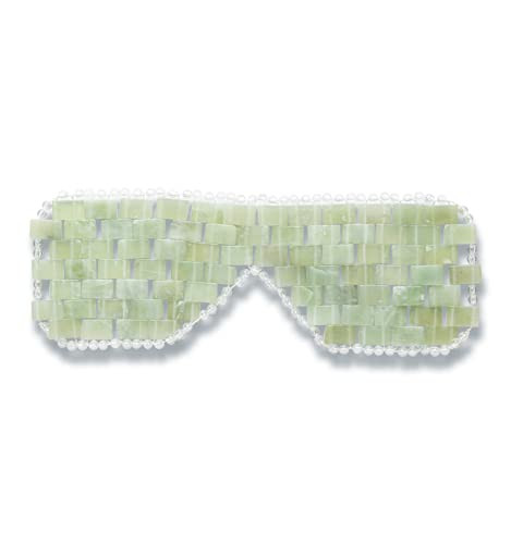 Alana Mitchell Jade Eye Mask Weighted Eye Mask to Eliminate Wrinkles Puffiness Irritation Headache and Migraine Relief M