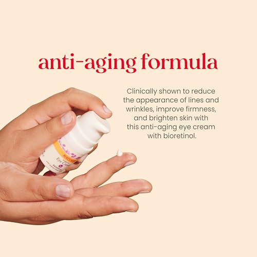 Burts Bees Renewal Firming Eye Cream With Natural Retinol Alternative Reduces Appearance of Lines Wrinkles UnderEye Circ