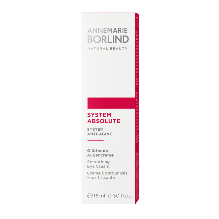 ANNEMARIE BRLIND SYSTEM ABSOLUTE Smoothing Eye Cream Vitamin C Darutoside and Caffeine Eye Wrinkle Smoothing Tones Plump
