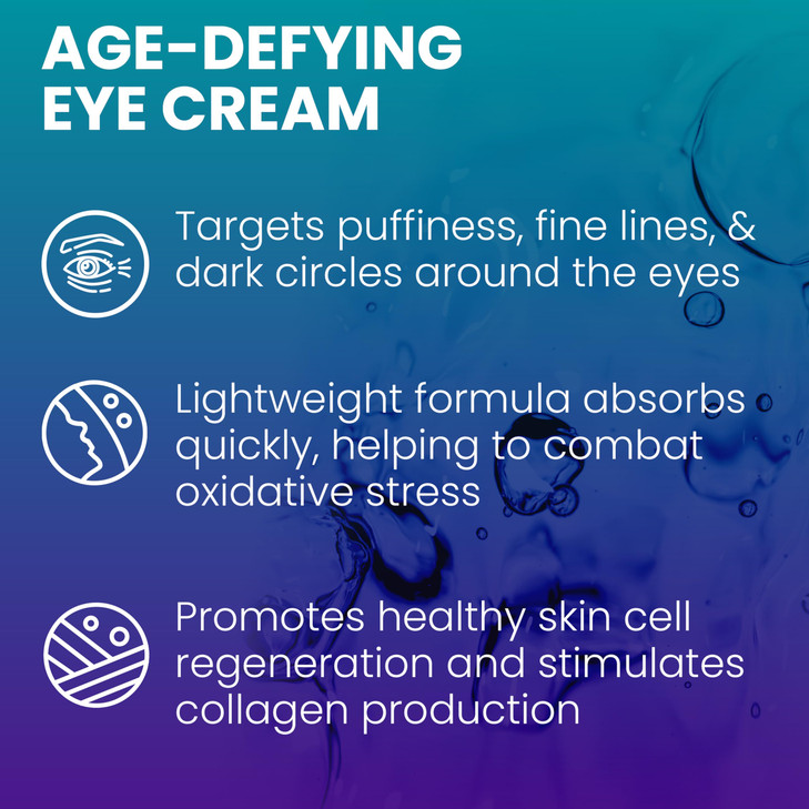 C60 Power Youth Renewal Eye Cream Eye Cream for Wrinkles Puffiness Anti Aging Skin Care for Women Men With 9999 Pure Sub