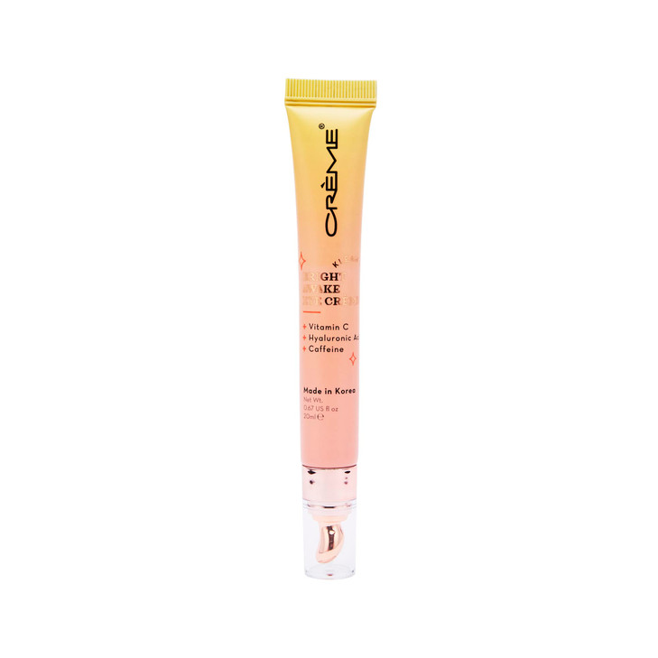 The Crme Shop Klean Beauty Awake Eye Crme Vitamin C Hyaluronic Acid Caffeine Dark Circles Under Eye Treatment 067 fl oz