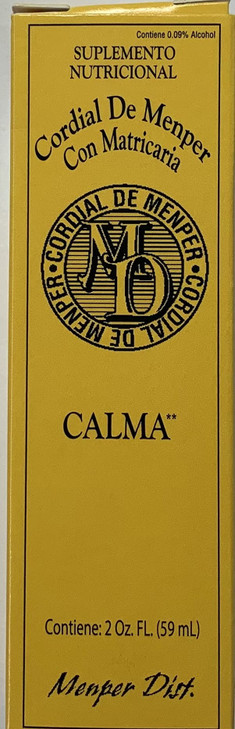 Cordial De Menper with Chamomile 2oz Dietary Supplement