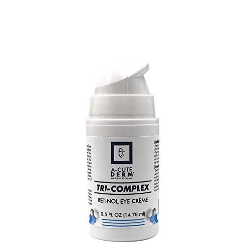 ACute Derm TriComplex Retinol Eye Crme Hydrating Eye Cream with Retinol Vitamin C E Helps Smooth the Appearance of Fine