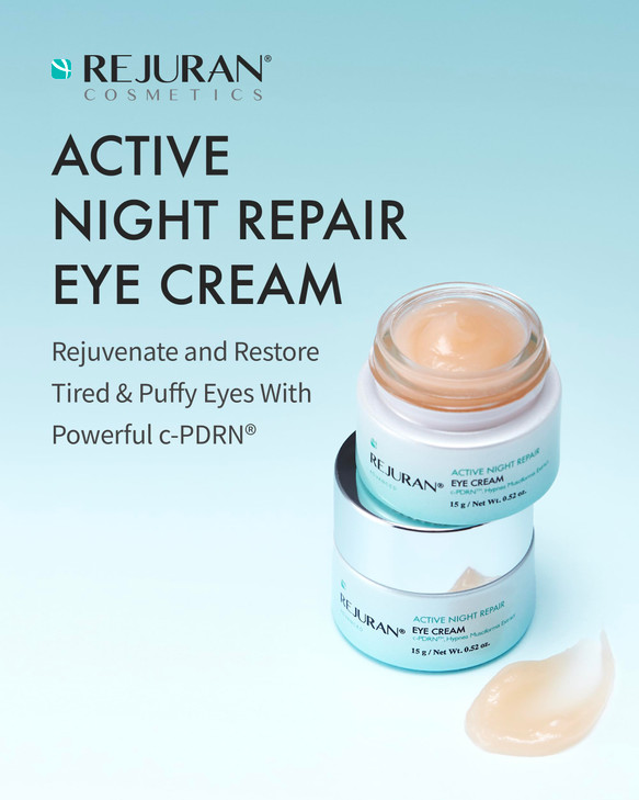 REJURAN Advanced Active Night Repair Eye Cream cPDRN AntiAging Firming Moisturizing Eye Cream Clinically Developed 052 o