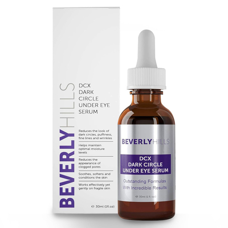 Beverly Hills DCX Under Eye Serum for Wrinkles Puffy Eyes and Dark Cirlces Treatment for All Skin Types Anti Wrinkle Ser