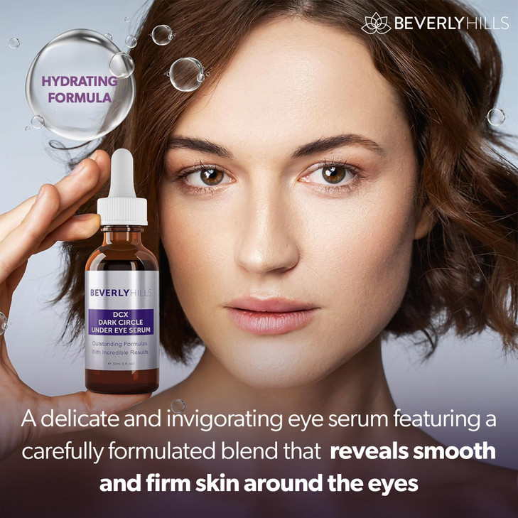 Beverly Hills DCX Under Eye Serum for Wrinkles Puffy Eyes and Dark Cirlces Treatment for All Skin Types Anti Wrinkle Ser