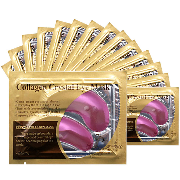 Jakuva Under Eye Patches 30 Pairs Collagen Eye Masks Eye Patches for Dark Circles and Puffy Eyes Reduce Wrinkles Gel Eye