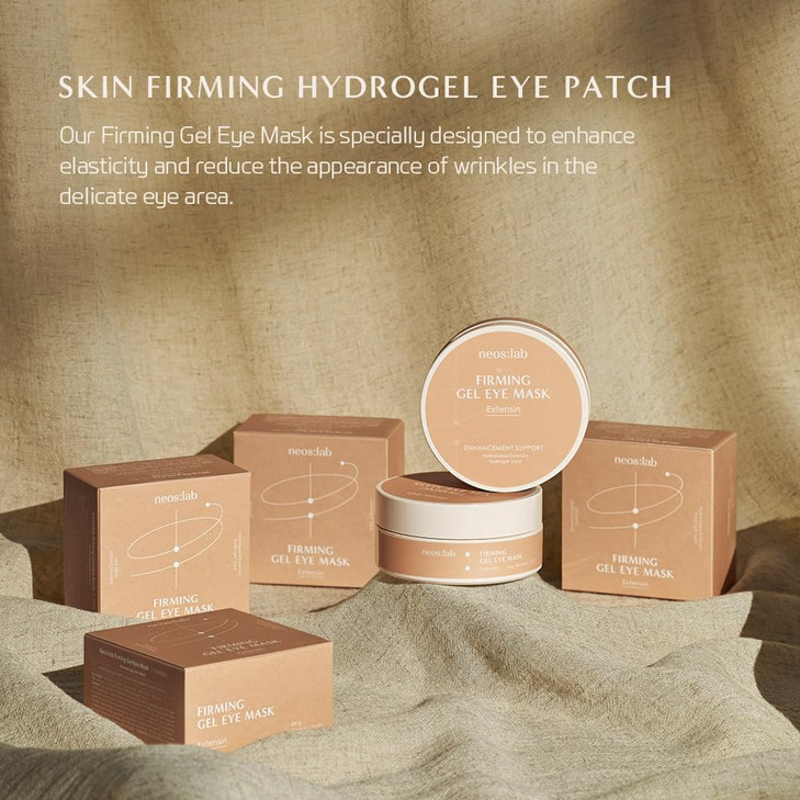 neoslab Firming Gel Eye Mask 60ea 30pairs Refreshing Hydrogel Eye Patch with Collagen Peptide Rice Ceramide Lactobacillu