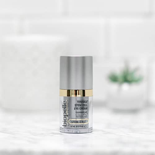 Biopelle Tensage Stem Cell Eye Cream UnderEye Cream for Dark Circles Puffiness and Bags with CellPro Technology Caffeine