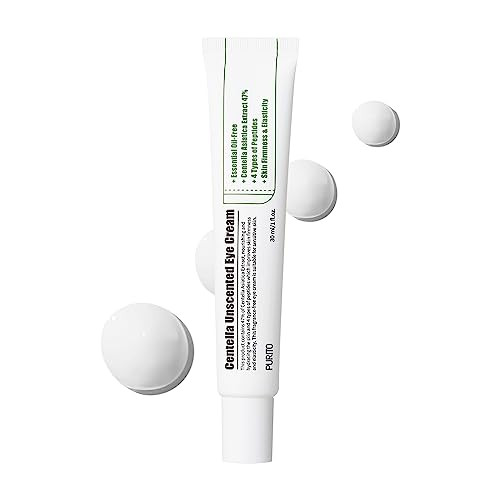 PURITO Centella Unscented Eye Cream Korean Centella for Sensitive Skin Soothing Facial Eye Cream for face Dark Circles A
