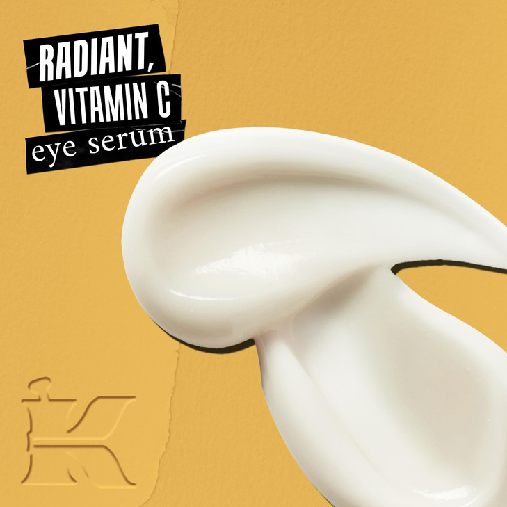 Kiehls PowerfulStrength 10 Vitamin C Eye Serum LineReducing Dark Circle Diminishing Eye Cream Smooths Hydrates Undereye