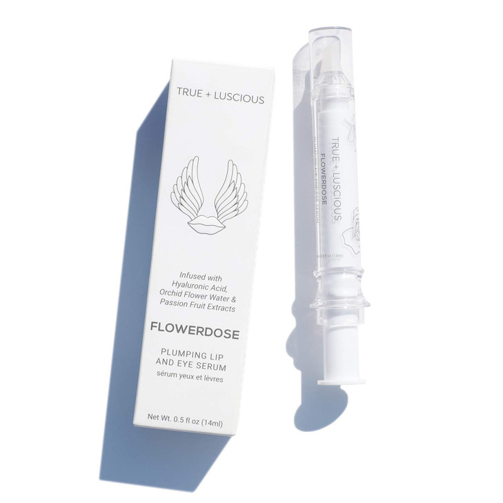 True Luscious Lip Plump Eye Serum Hydrating AntiAging Treatment with Hyaluronic Acid Stem Cells Plump Lips and Reduce Da