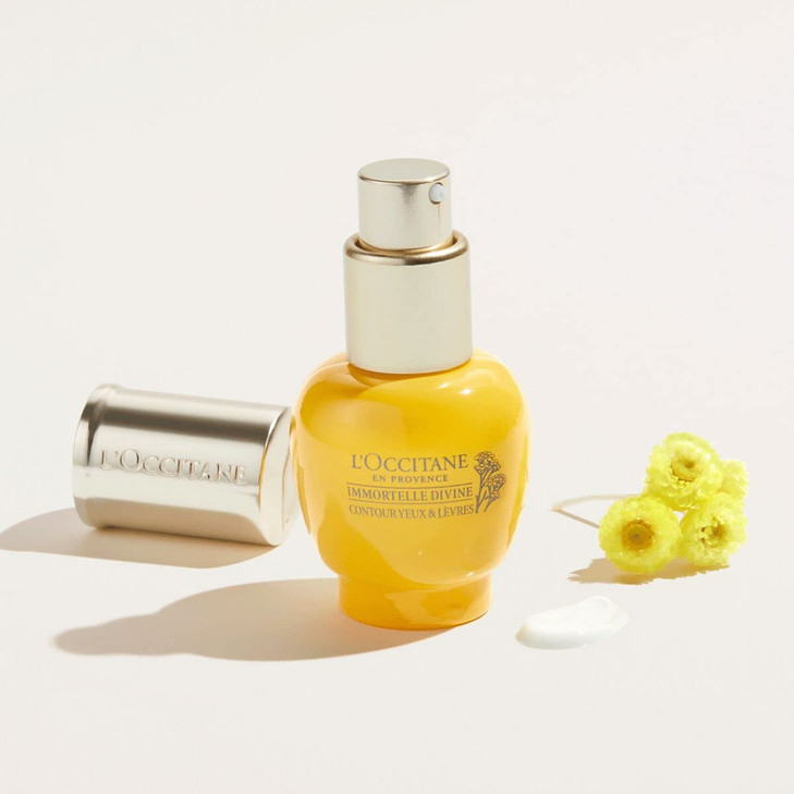 LOCCITANE Divine Eye Cream to Help Reduce the Appearance of Dark Circles and Puffiness 050 fl oz