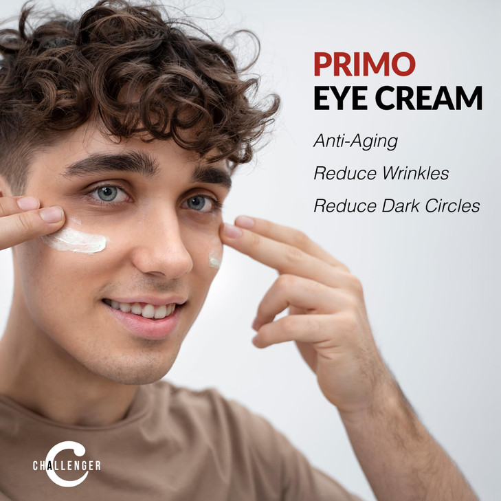 Challenger Primo AntiAging Eye Cream Unscented Clean Dispensing Airless Pump Reduce Wrinkles UnderEye Circles Puffiness
