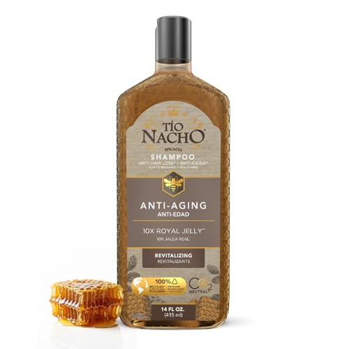 Tio Nacho Anti-Aging Shampoo with Royal Jelly, Shampoo for Aging Hair for Women and Men, Strengthening Formula to Help Defy Damage and Fortify Fragil online at globaldelivered