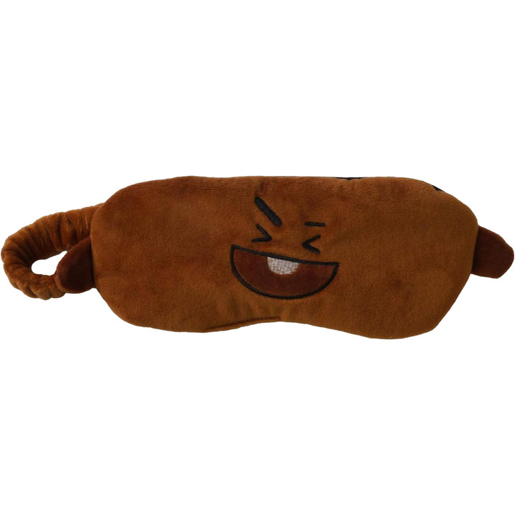 BT21 LINE FRIENDS SHOOKY Sleep Mask Eye Cover Blindfold for Sleeping Brown One Size