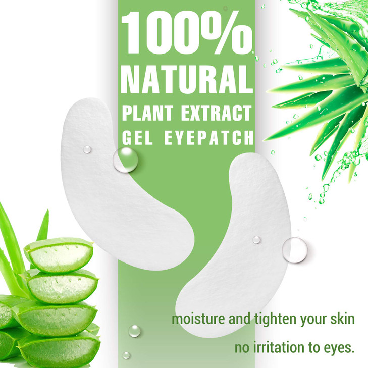 150 pairs GreenLife 100 Naturel Eyelash Extension Under Eye Gel Pads patches kit Collagen 50 150 300 Pairs with Aloe Ver