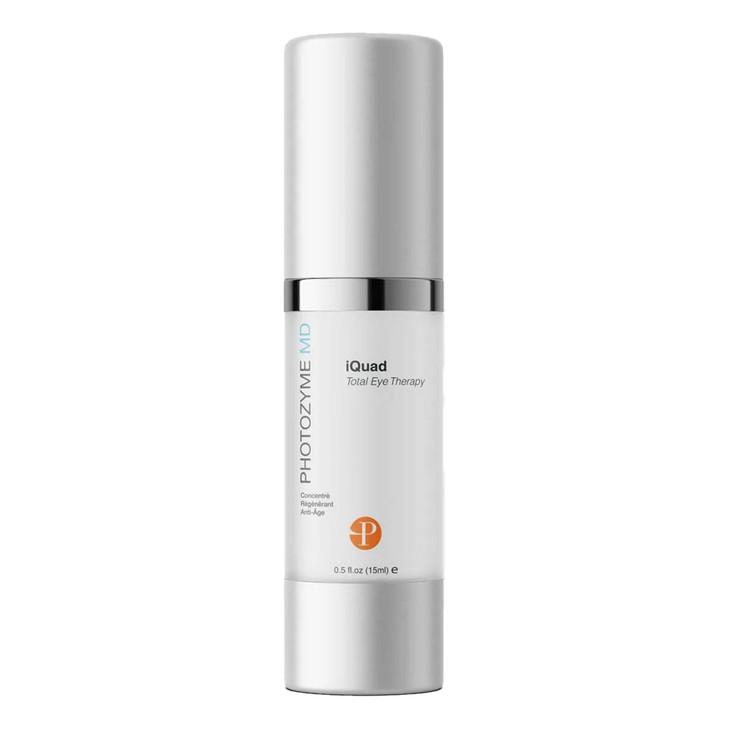 Photozyme iQuad Total Eye Therapy with DNA Repair Enzymes Anti Aging Eye Cream Use to Reduce Bags Dark Circles Puffiness