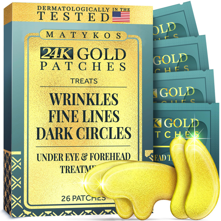 Forehead and Under Eye Wrinkle Patches for Face Collagen Hyaluronic Acid and Vitamin A Skin Pads Forehead Line Remover W