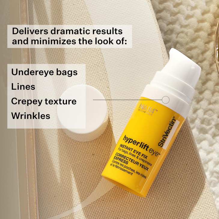 StriVectin Tighten Lift Hyperlift Eye Cream Instant Eye Fix Tightening Treatment for Bags Lines and Crepiness 034 Fl OzP