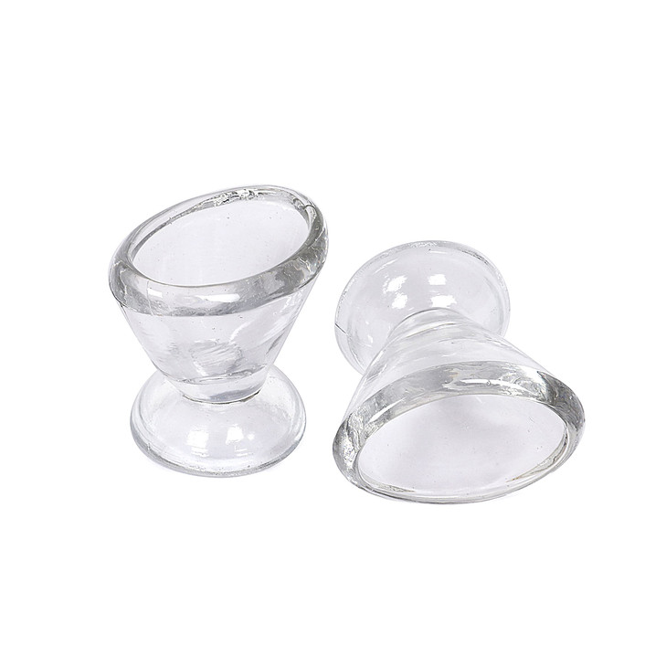Glass Eye Wash Cup with Engineering Design to Fit Eyes for Effective Cleansing Superior Smooth EdgeSnug Fit with Storage