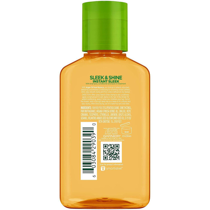 Garnier Fructis Sleek & Shine Moroccan Sleek Oil Treatment for Frizzy Hair online at globaldelivered