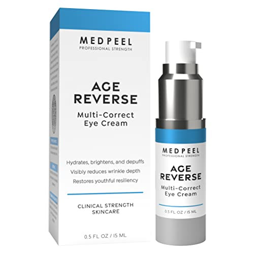 MedPeel AgeReverse MultiCorrection Eye Cream Plump Moisturize and Hydrate Delicate Eye Skin 05 fl oz