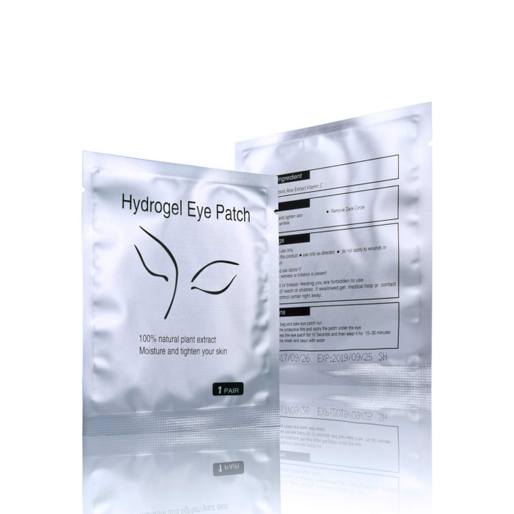 50 Pairs Set Under Eye Pads Comfy and Cool Under Eye Patches Gel Pad for Eyelash Extensions Eye Mask Beauty Tool