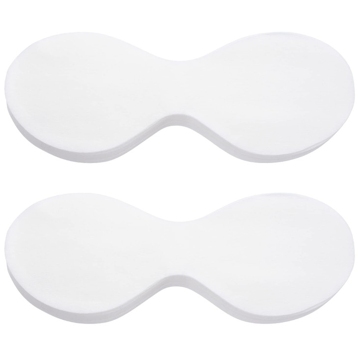 PAGOW 200 Sheets Disposable Non Woven Eye Care Cotton Paper Facial Eye Pads Spa DIY Clear Eye Mask Paper Beauty Sheets f