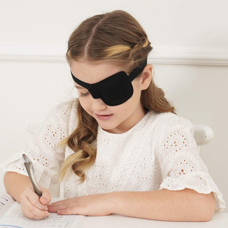 FCAROLYN 3D Eye Patch for Kids 2nd GenerationRight EyeBlack
