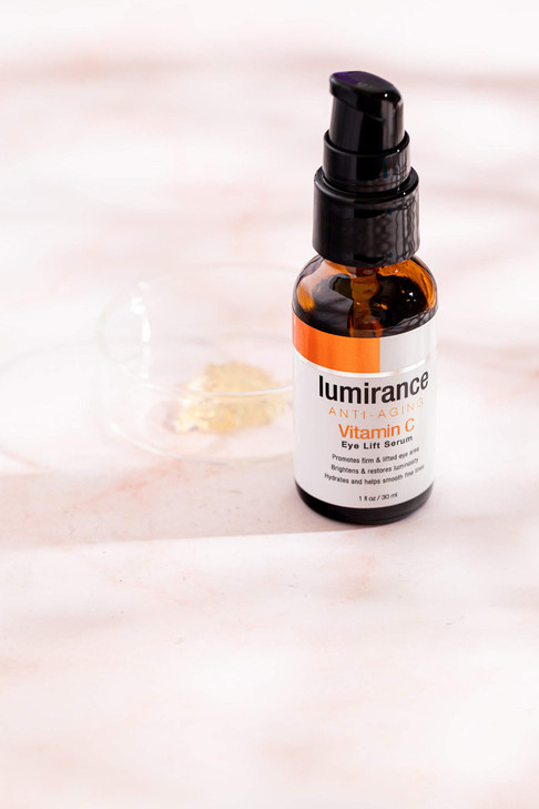 Lumirance Vitamin C Eye Lift Serum Minimizes the Look of Wrinkles and Crows Feet Helps with Firming and Dark Circles 30m