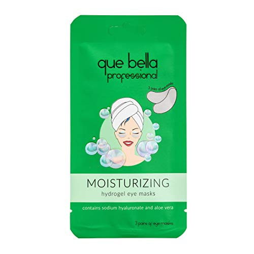 Que Bella Professional Moisturizing Gel Eye Masks 3 pairs