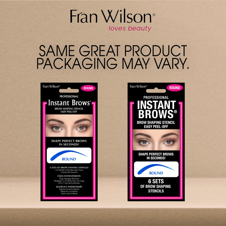 Fran Wilson Instant Brows Makeup Tool Adhesive Stencils for Perfectly Shaped Brows Easy to Use Ideal for Beginners and P