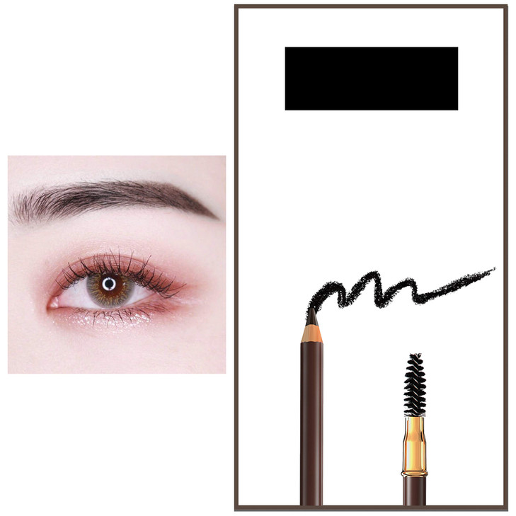 1pcs Eyebrow Pencil Longlasting Waterproof Durable Liner Eyebrow 5 Colors to Choose 1 Black